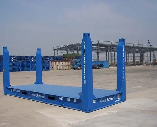Flat-Rack-Container Neu 20 Fuß