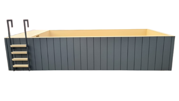 Poolcontainer-Rohbau Polypropylen 6m