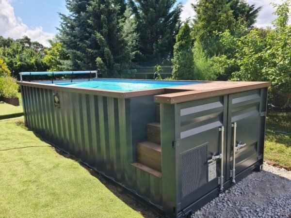 Premium-Poolcontainer 12m Komplettpaket